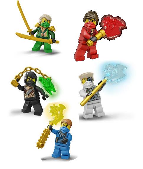 Lego ninjago:Postacie ninja 2014